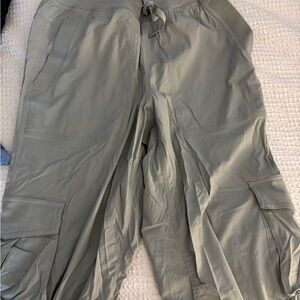 Lululemon Dance Studio Gray/Green Cargo Pants